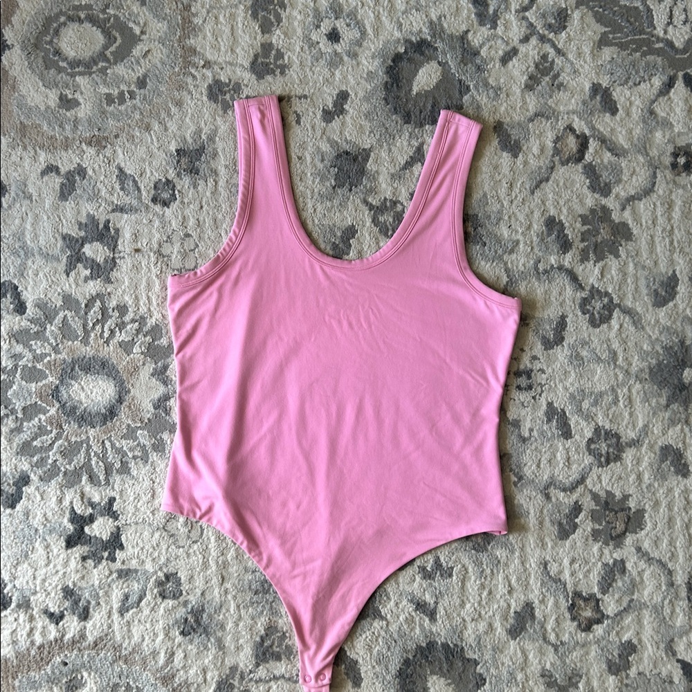 Nuuds bubblegum scoop tank Bodysuit